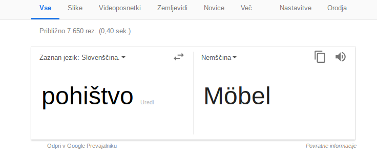 pohištvo prevod nemščina pohištvo prevod nemščina